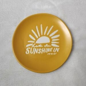 Morgan Harper Nichols By Fringe Let The Sunshine In Mustard Yellow Trinket Tray